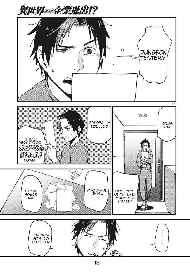 Page 11 Chapter 1.1 Isekai kara no Kigyou Shinshutsu?!