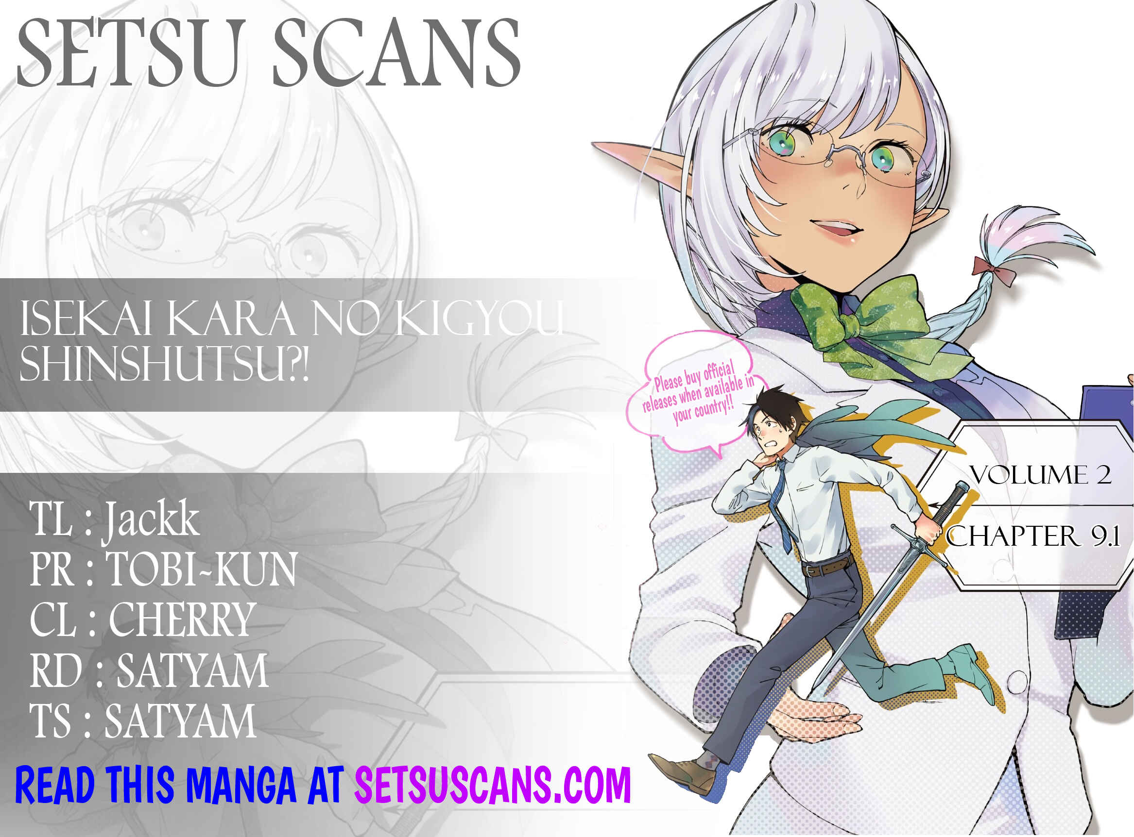 Page 1 Chapter 9.1 Isekai kara no Kigyou Shinshutsu?!