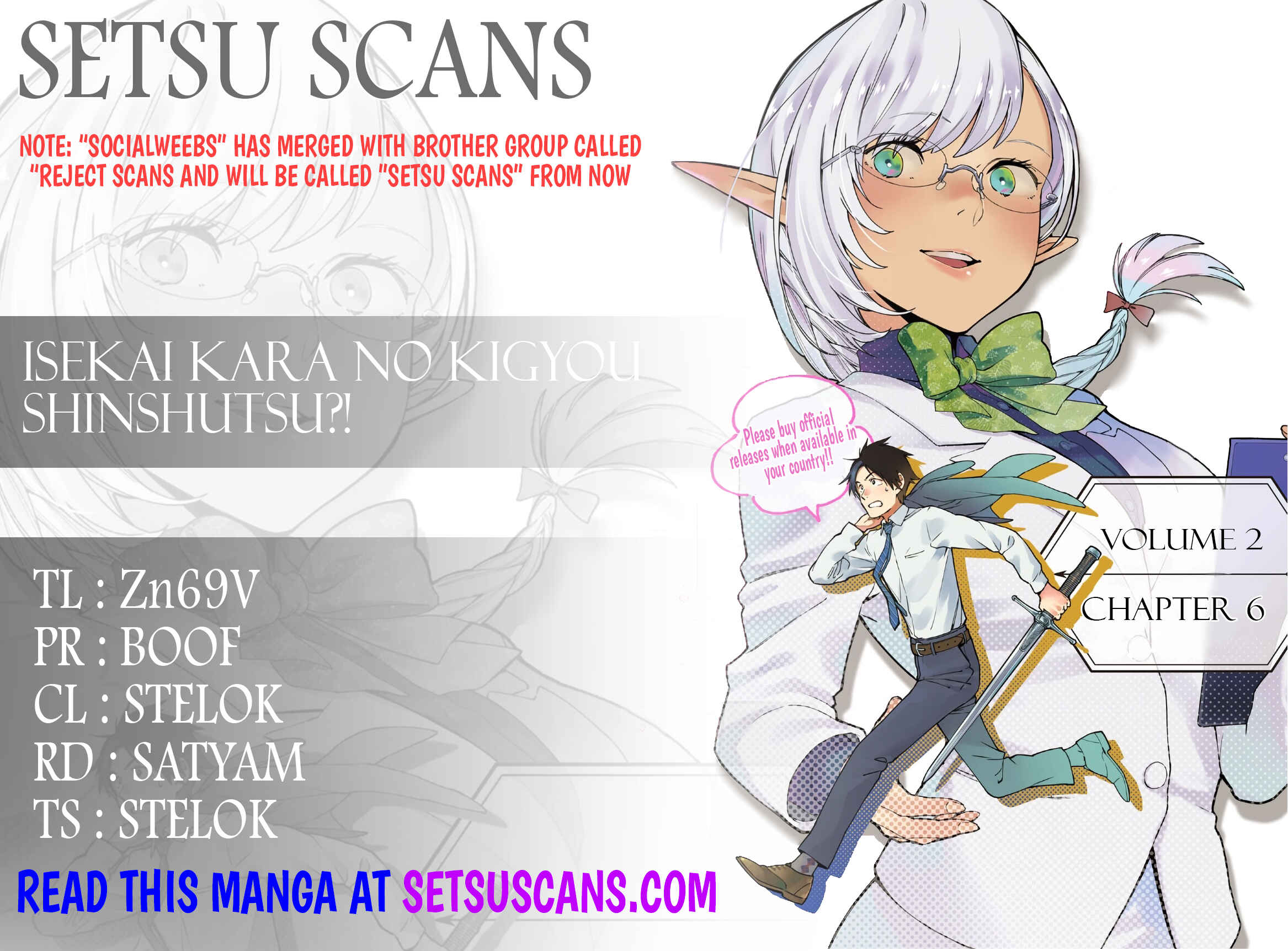 Page 1 Chapter 6 Isekai kara no Kigyou Shinshutsu?!