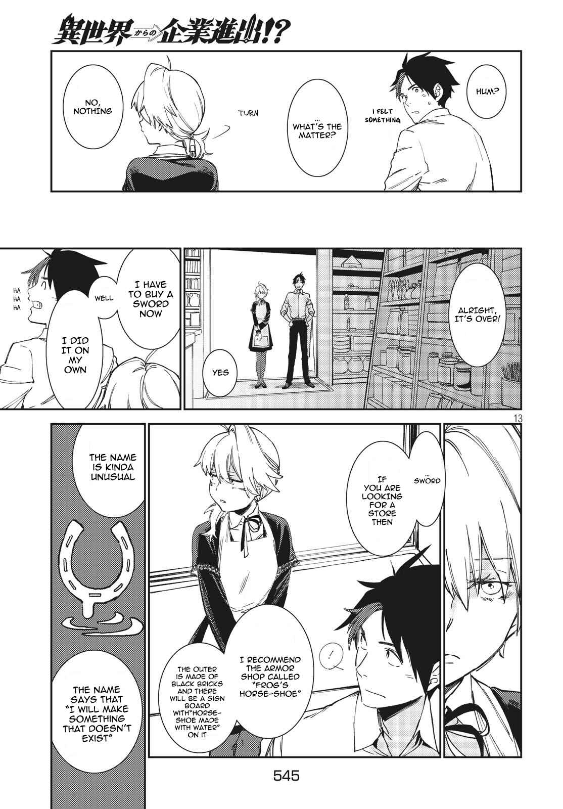 Page 14 Chapter 6 Isekai kara no Kigyou Shinshutsu?!