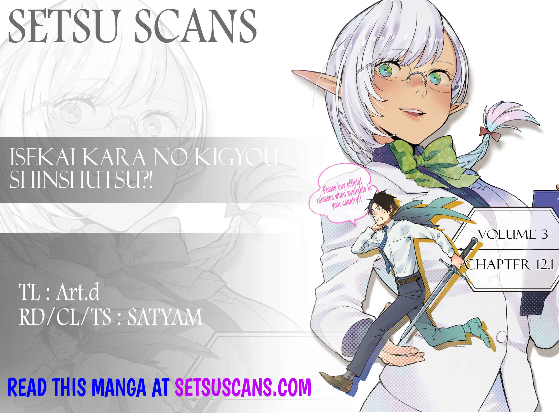 Page 1 Chapter 12.1 Isekai kara no Kigyou Shinshutsu?!