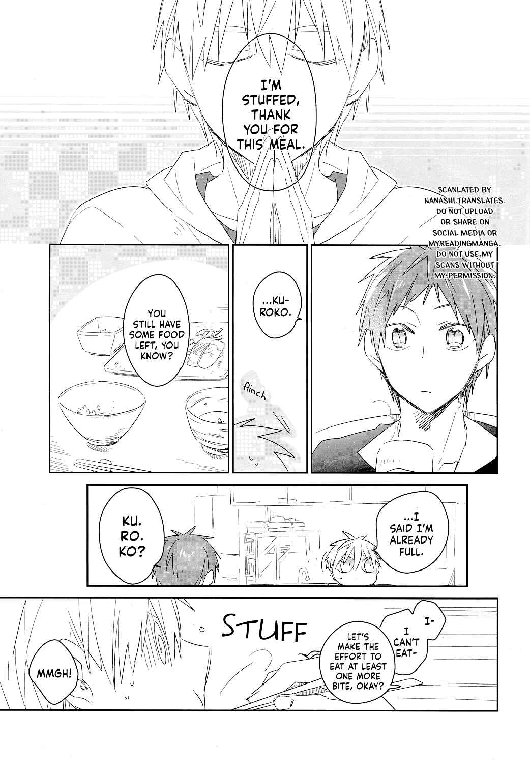 Page 13 Chapter Unknown_9206 Kuroko no Basket - Itadakimasu. & Gochisousama. (Doujinshi)