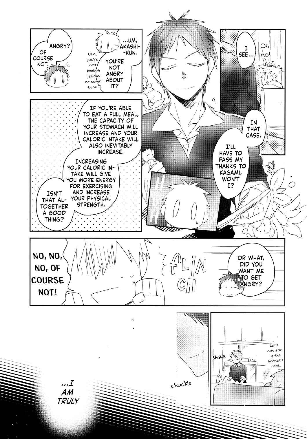 Page 15 Chapter Unknown_9206 Kuroko no Basket - Itadakimasu. & Gochisousama. (Doujinshi)