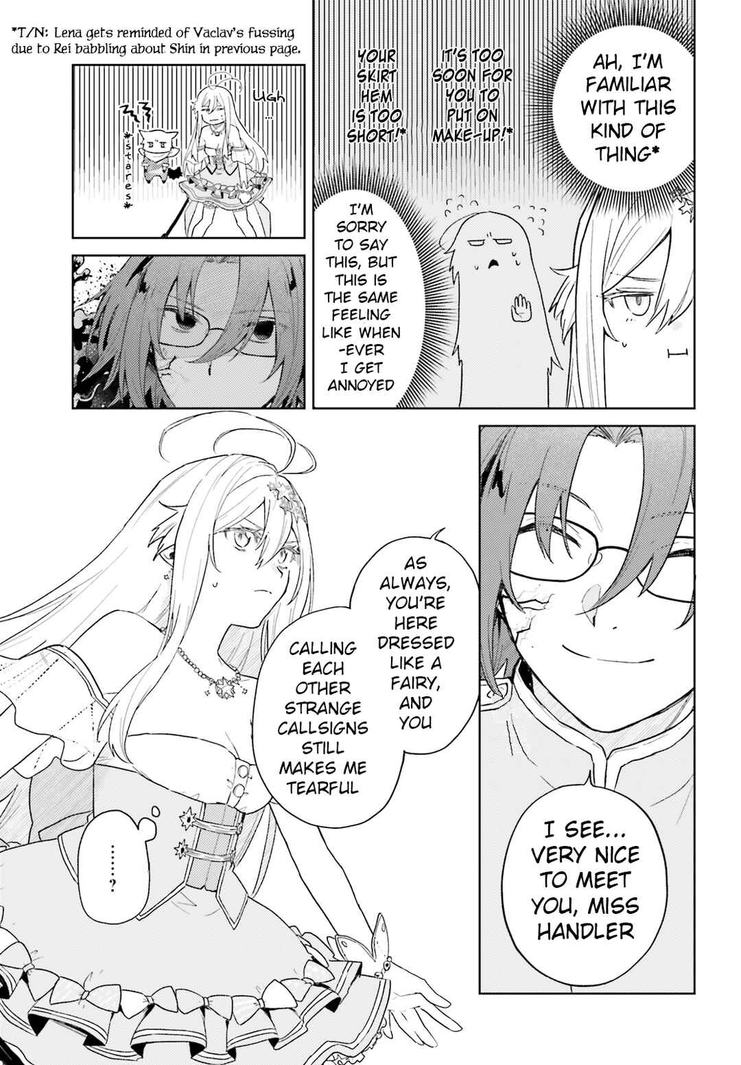 Page 7 Chapter 4 86 -Eighty Six- Mahou Shoujo Regina ☆ Lena ~Tatakae! Ginga Koukou Senkan San Magnolia~