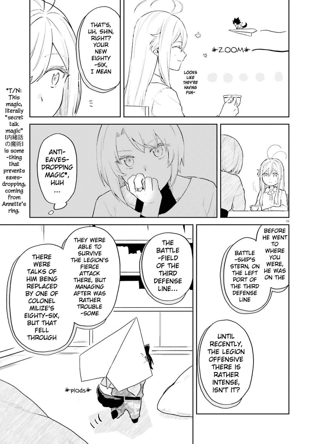 Page 19 Chapter 2 86 -Eighty Six- Mahou Shoujo Regina ☆ Lena ~Tatakae! Ginga Koukou Senkan San Magnolia~
