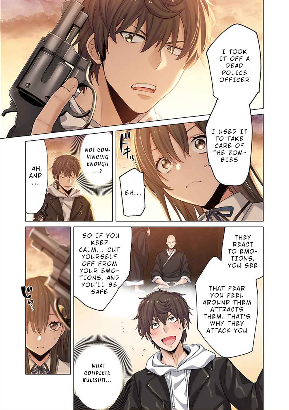 Page 10 Chapter 4 Zombie no Afureta Sekai Ore Dake ga Osowarenai