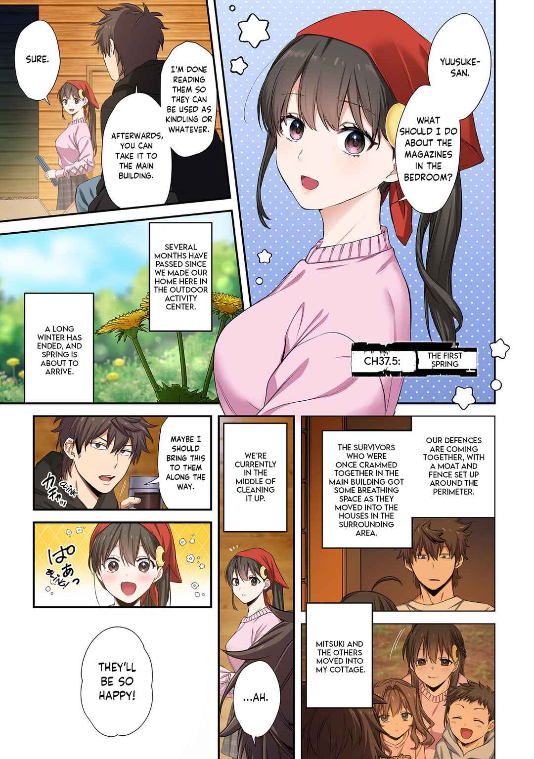 Page 1 Chapter 37.5 Zombie no Afureta Sekai Ore Dake ga Osowarenai