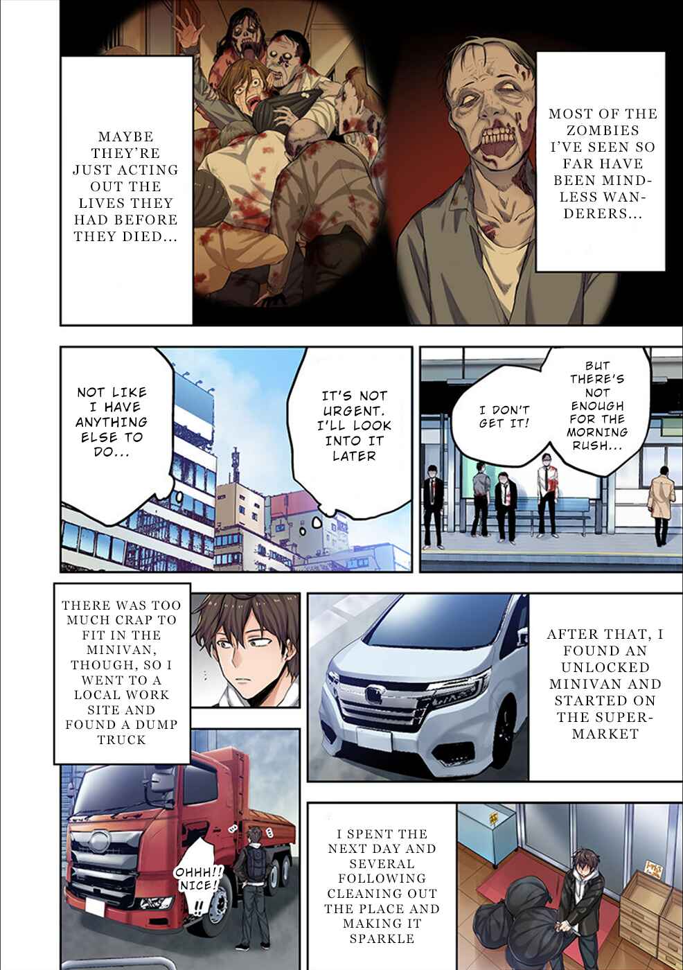 Page 13 Chapter 2 Zombie no Afureta Sekai Ore Dake ga Osowarenai