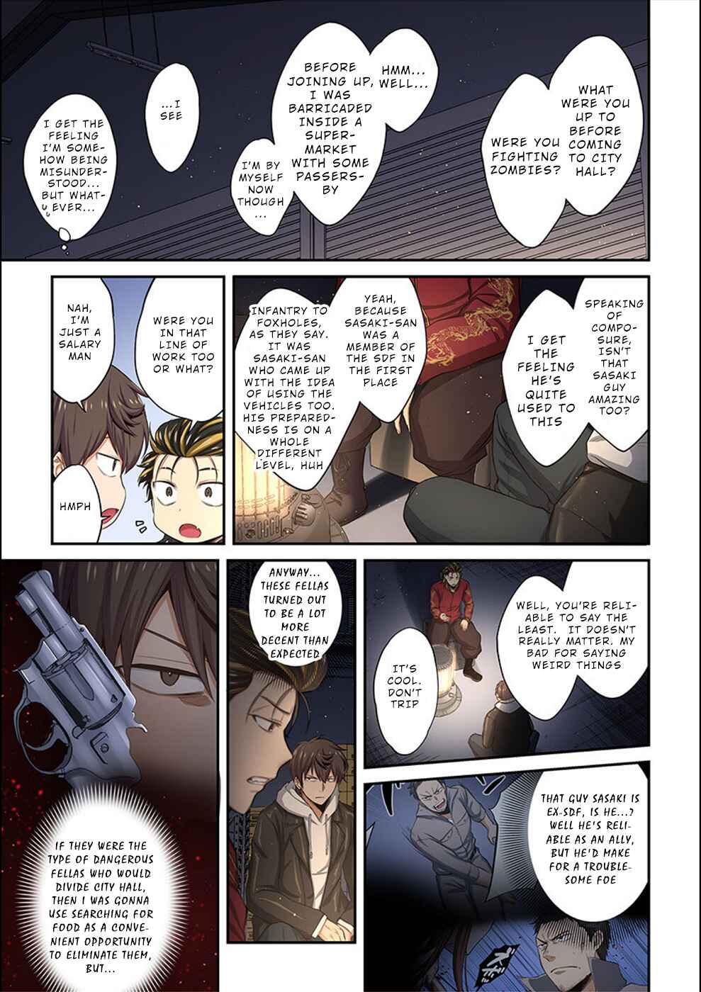 Page 14 Chapter 13 Zombie no Afureta Sekai Ore Dake ga Osowarenai