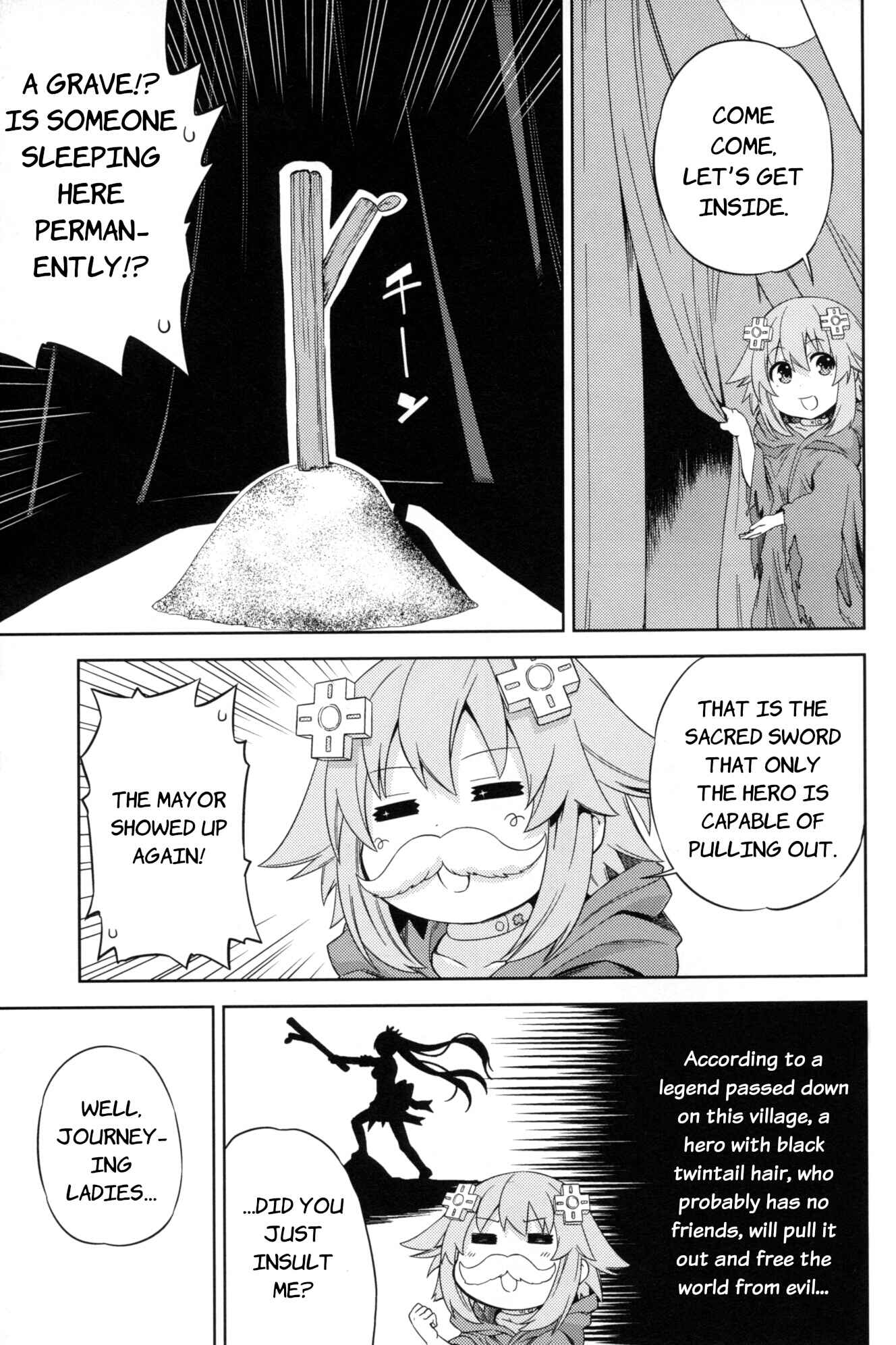 Page 9 Chapter 3 Choujigen Game Neptune: The Animation - Hello New World - Yuusha Hon