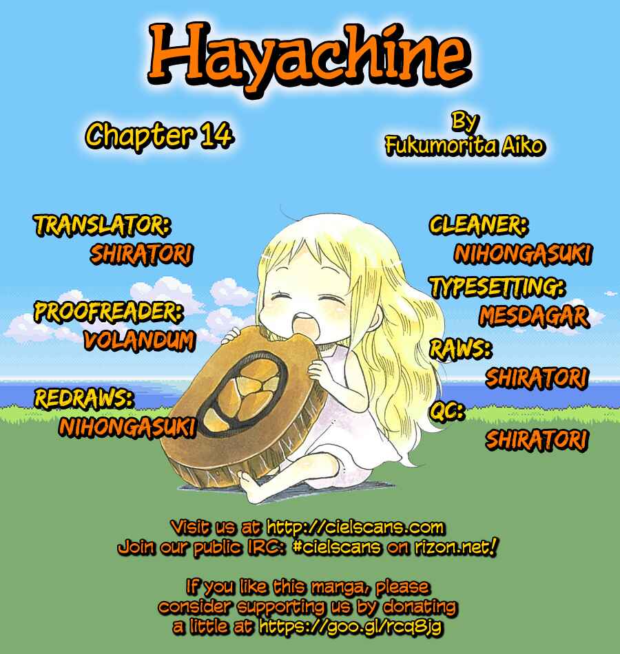 Page 1 Chapter 14 Hayachine!