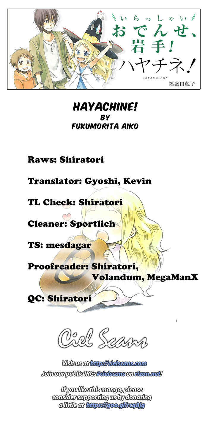 Page 1 Chapter 10 Hayachine!