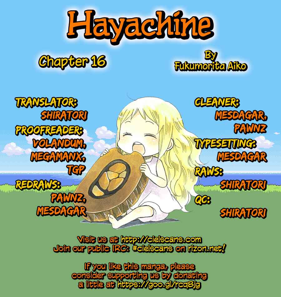 Page 1 Chapter 16 Hayachine!