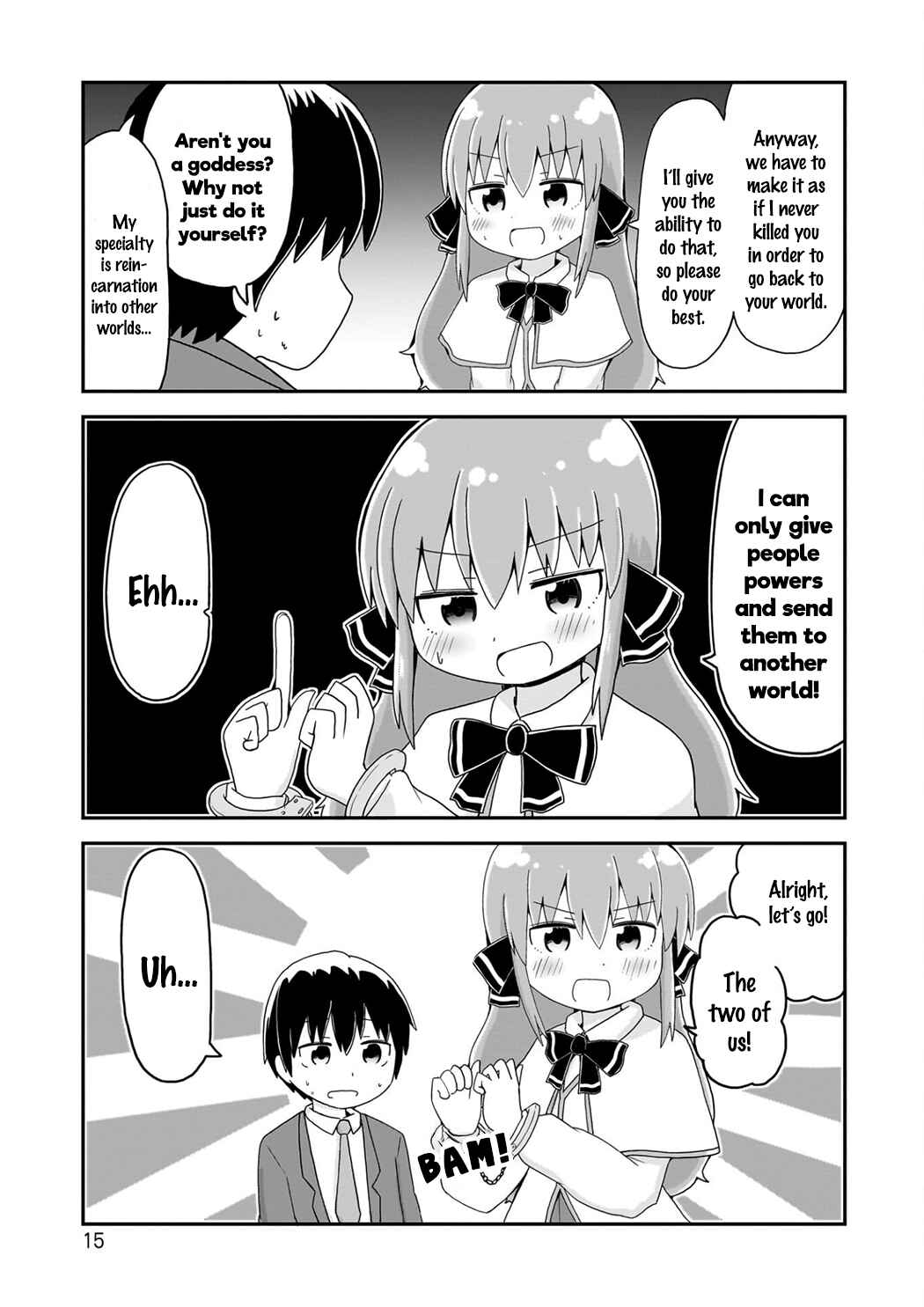 Page 5 Chapter 2 Hatsukoi Tensei Near-Death Goddess