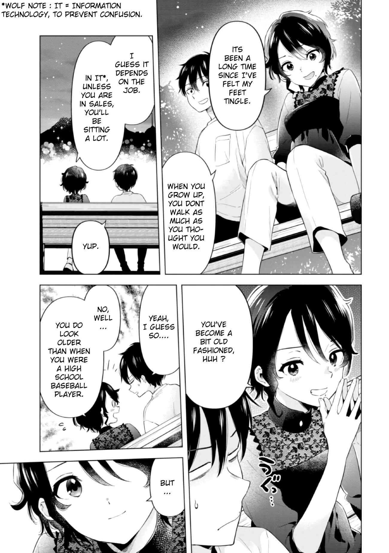 Page 15 Chapter 14 Hige wo Soru. Soshite Joshi Kousei wo Hirou. Each Stories