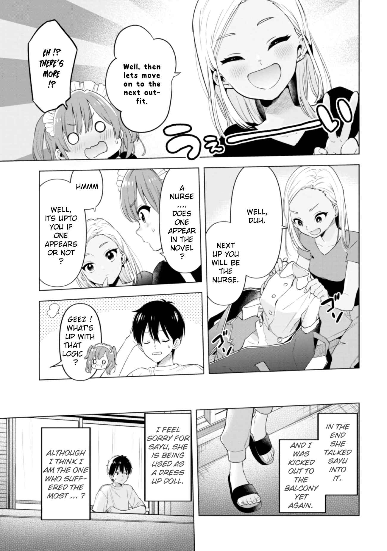 Page 11 Chapter 17 Hige wo Soru. Soshite Joshi Kousei wo Hirou. Each Stories
