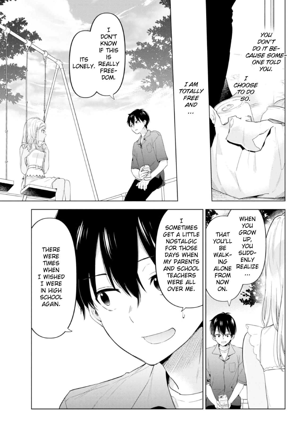 Page 13 Chapter 10 Hige wo Soru. Soshite Joshi Kousei wo Hirou. Each Stories