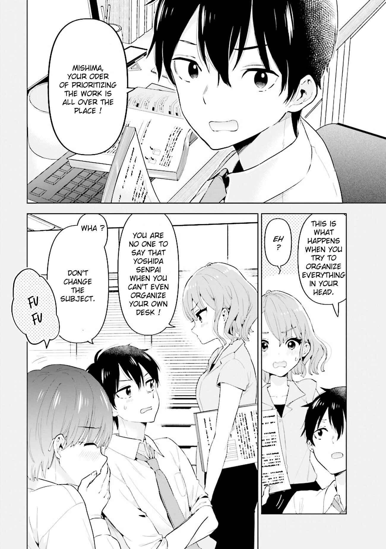 Page 4 Chapter 7 Hige wo Soru. Soshite Joshi Kousei wo Hirou. Each Stories