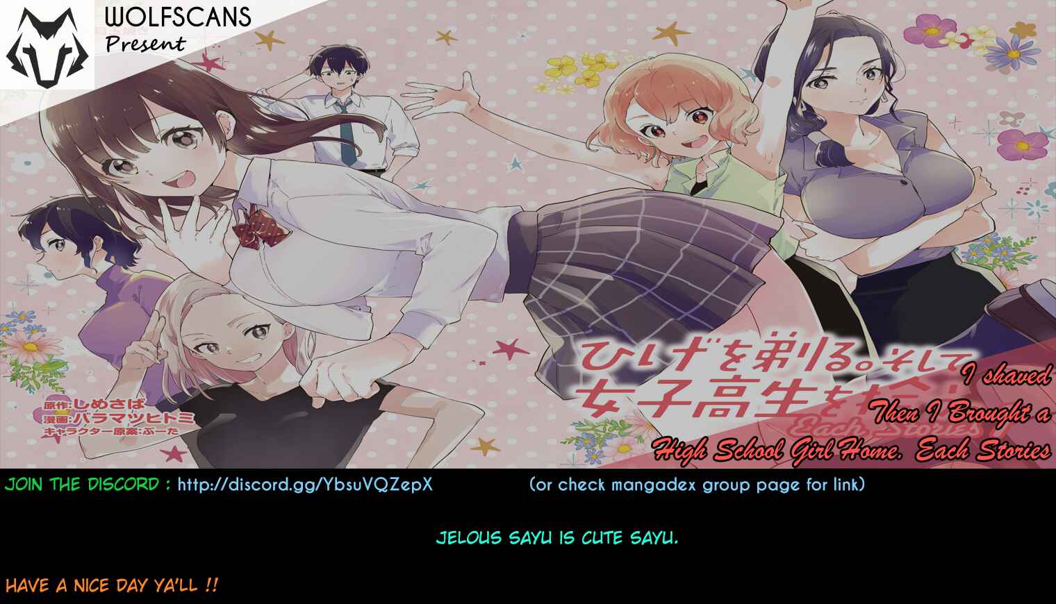 Page 19 Chapter 9 Hige wo Soru. Soshite Joshi Kousei wo Hirou. Each Stories
