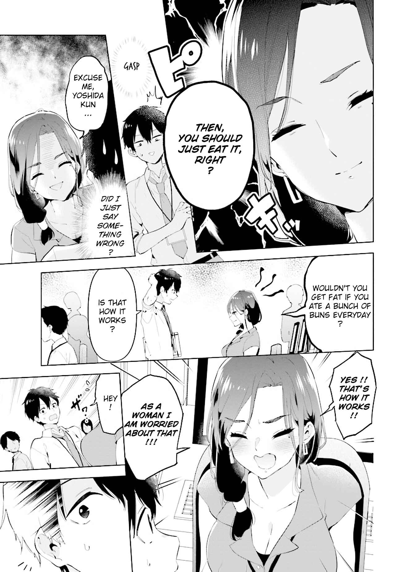 Page 9 Chapter 2 Hige wo Soru. Soshite Joshi Kousei wo Hirou. Each Stories