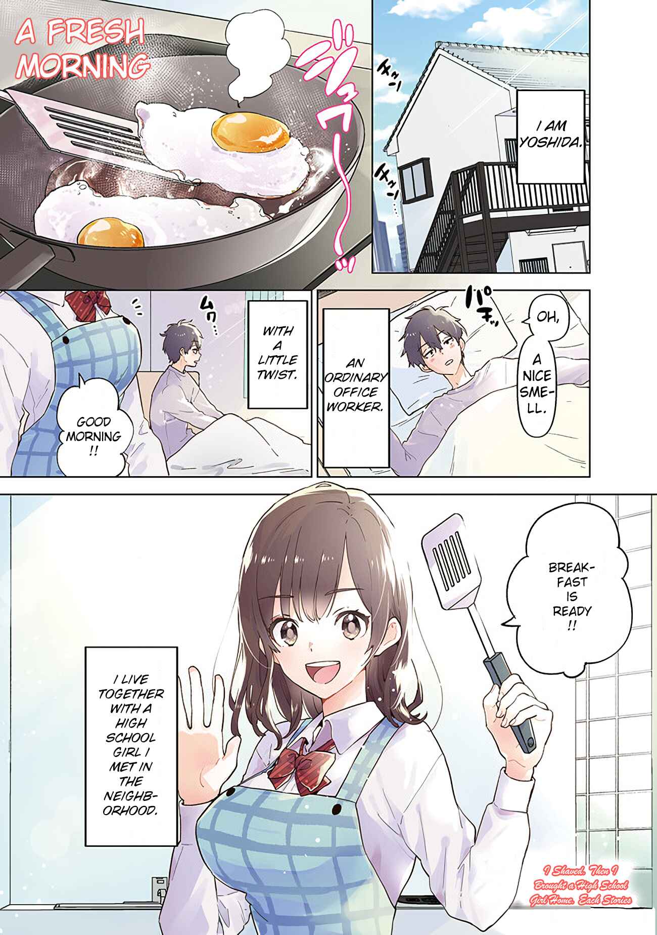 Page 1 Chapter 1 Hige wo Soru. Soshite Joshi Kousei wo Hirou. Each Stories