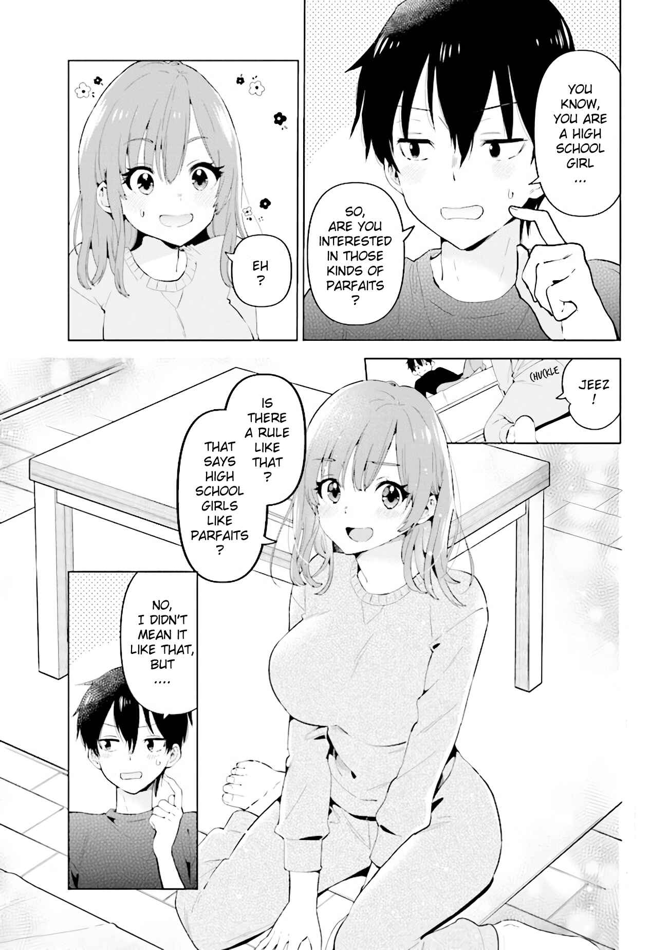 Page 3 Chapter 4 Hige wo Soru. Soshite Joshi Kousei wo Hirou. Each Stories