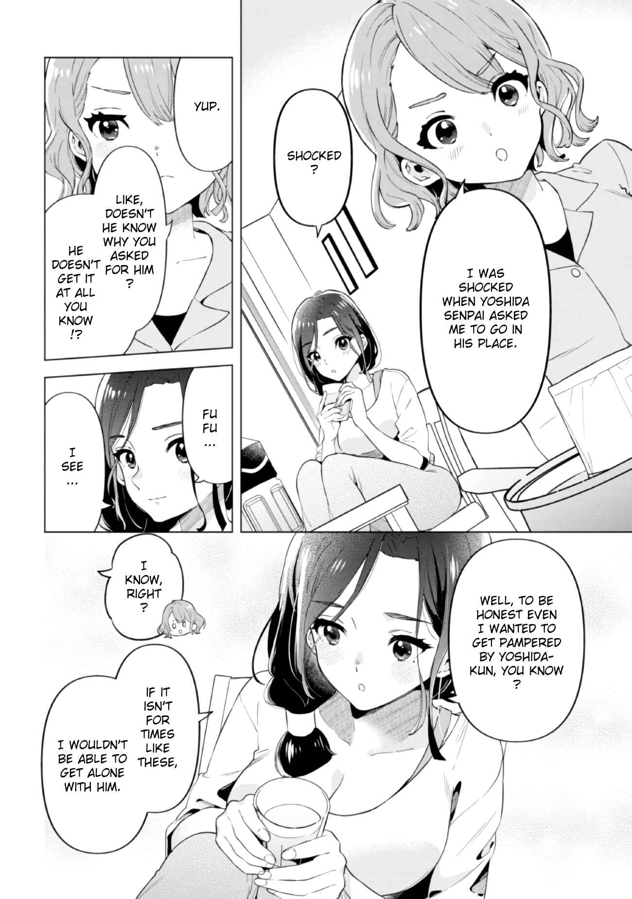 Page 28 Chapter 15 Hige wo Soru. Soshite Joshi Kousei wo Hirou. Each Stories