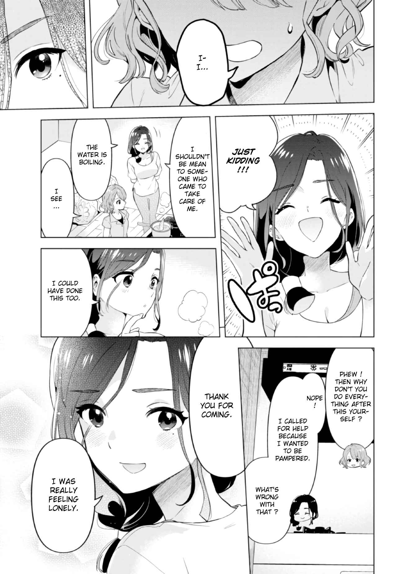 Page 35 Chapter 15 Hige wo Soru. Soshite Joshi Kousei wo Hirou. Each Stories