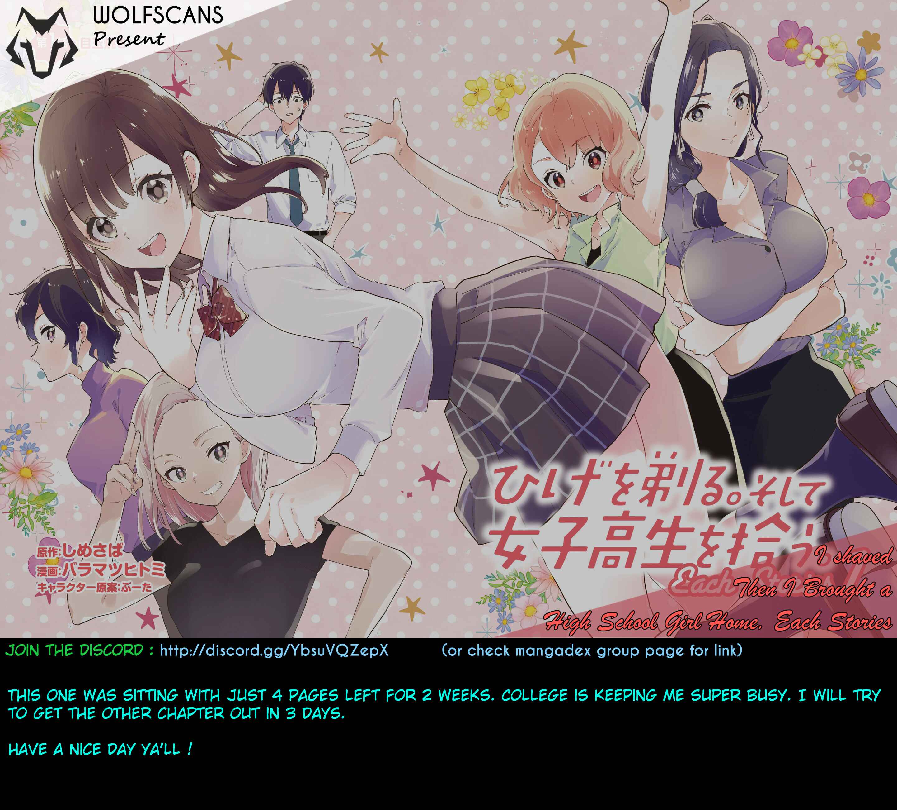 Page 38 Chapter 15 Hige wo Soru. Soshite Joshi Kousei wo Hirou. Each Stories