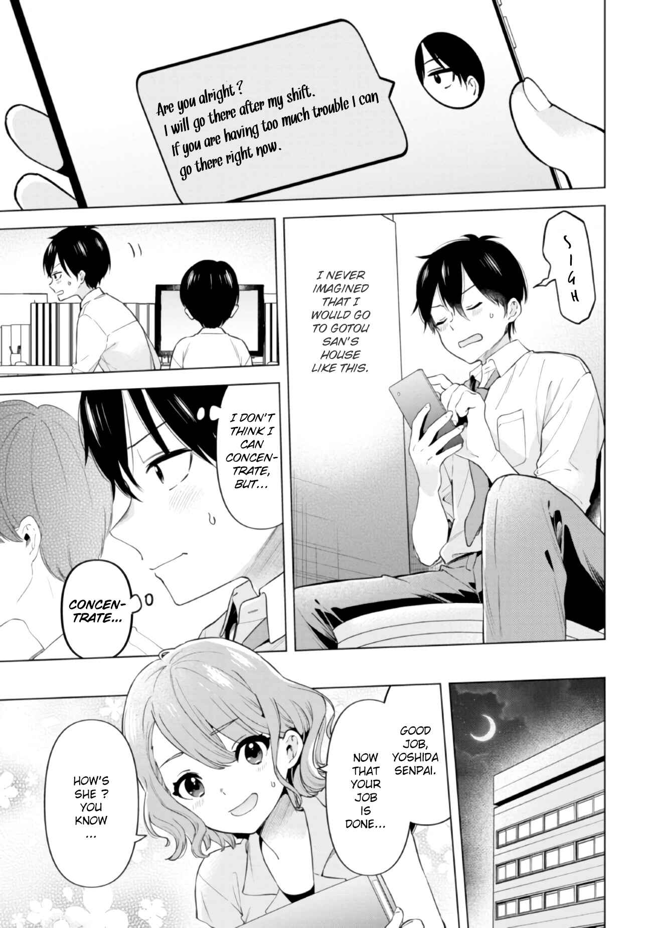 Page 9 Chapter 15 Hige wo Soru. Soshite Joshi Kousei wo Hirou. Each Stories