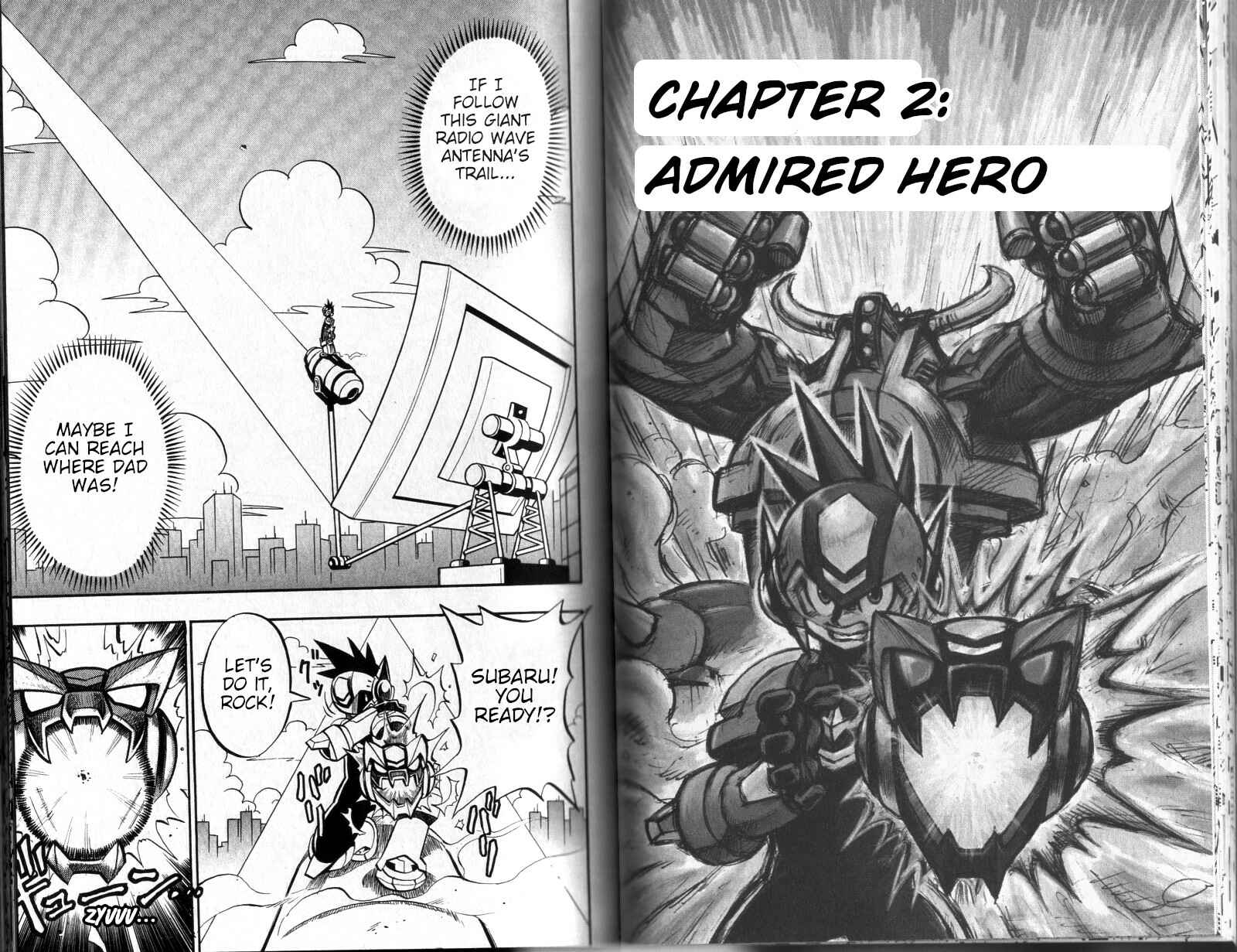 Page 1 Chapter 2 Mega Man Star Force