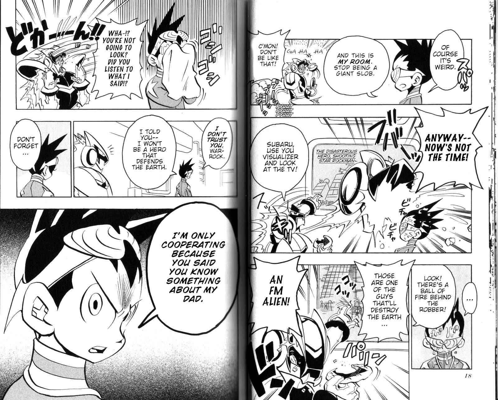 Page 10 Chapter 1 Mega Man Star Force