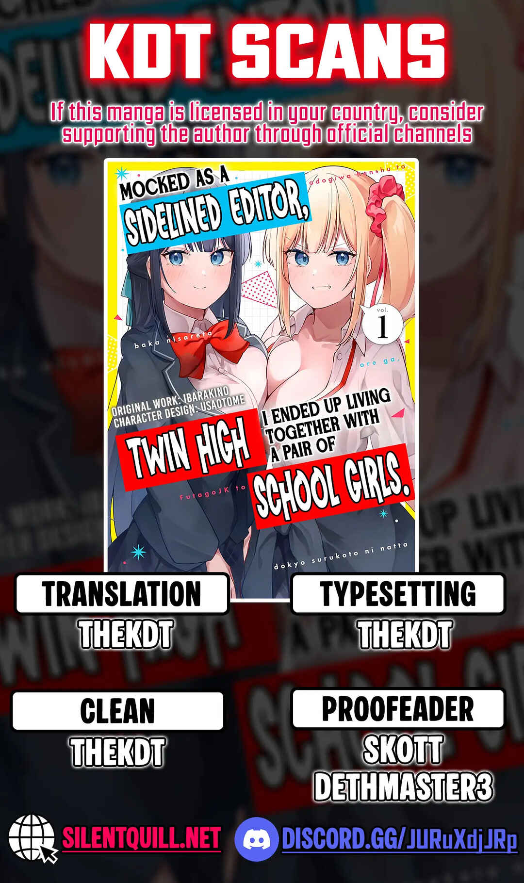 Page 1 Chapter 6 Madogiwa Henshuu to Baka ni Sareta Ore ga, Futago JK to Doukyo suru Koto ni Natta