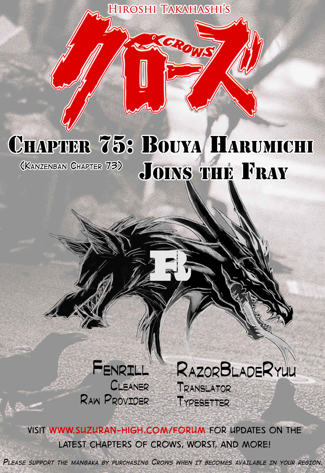 Page 48 Chapter 75 Crows