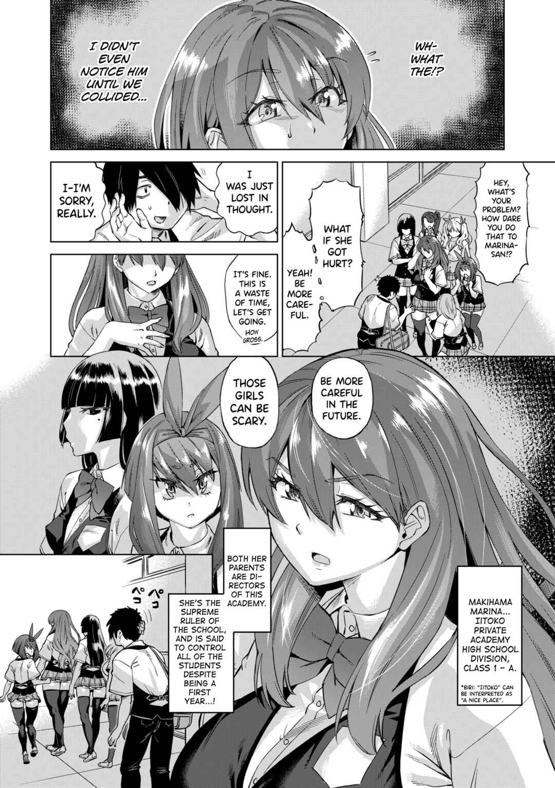 Page 6 Chapter 1 Jagan no Saimin Inryoku de Seitokai Les Joshi-tachi no Shojo o Kyousei Rape!!