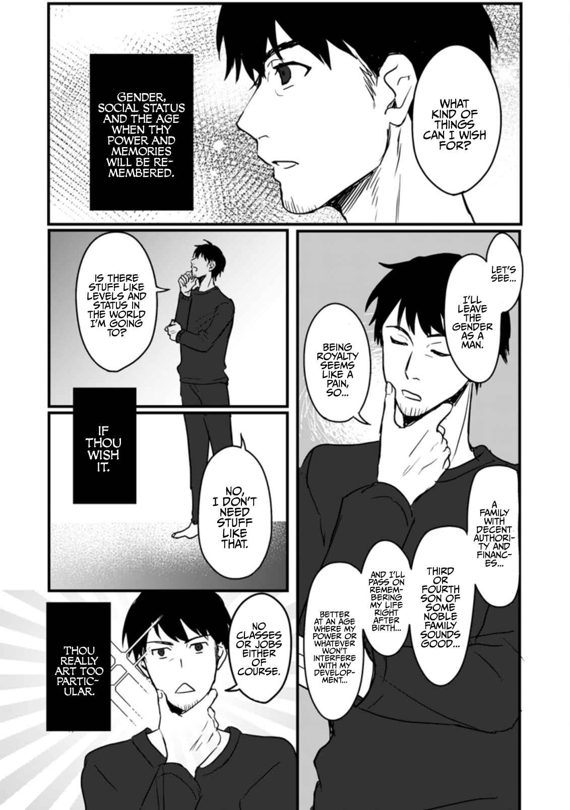 Page 6 Chapter 1 Tensei Shita Kedo Cheat Nouryoku wo Tsukawanai De Ikite Miru