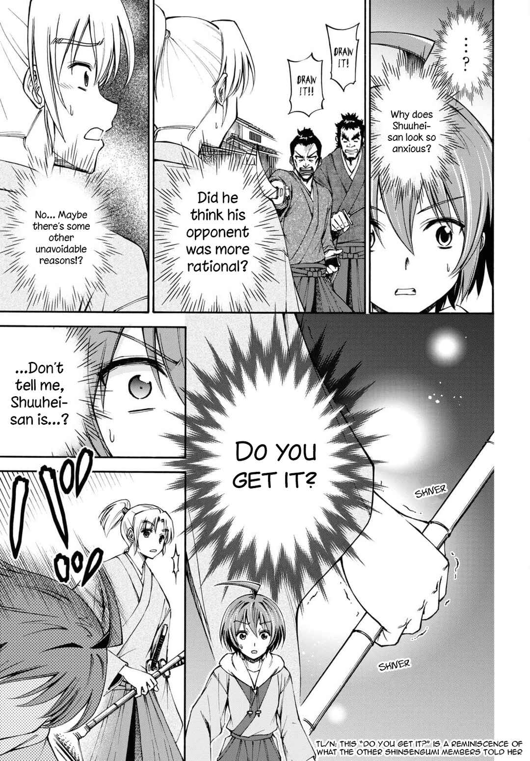 Page 22 Chapter 7 Shinsengumi Chuubou Roku