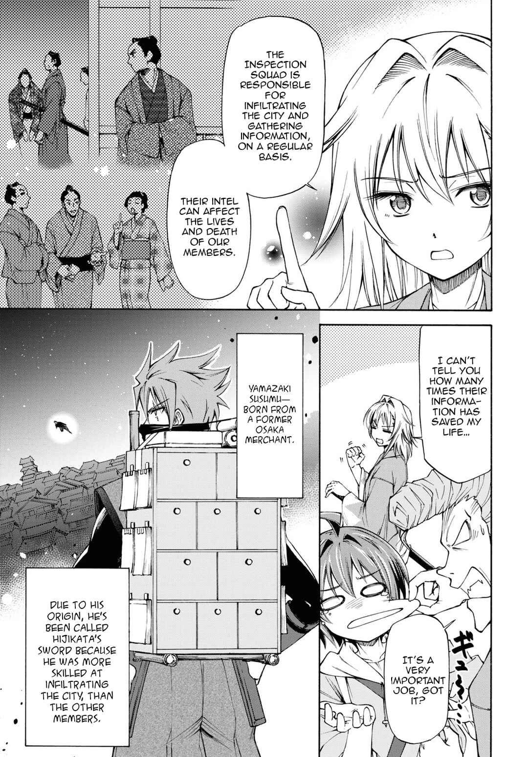 Page 12 Chapter 5 Shinsengumi Chuubou Roku