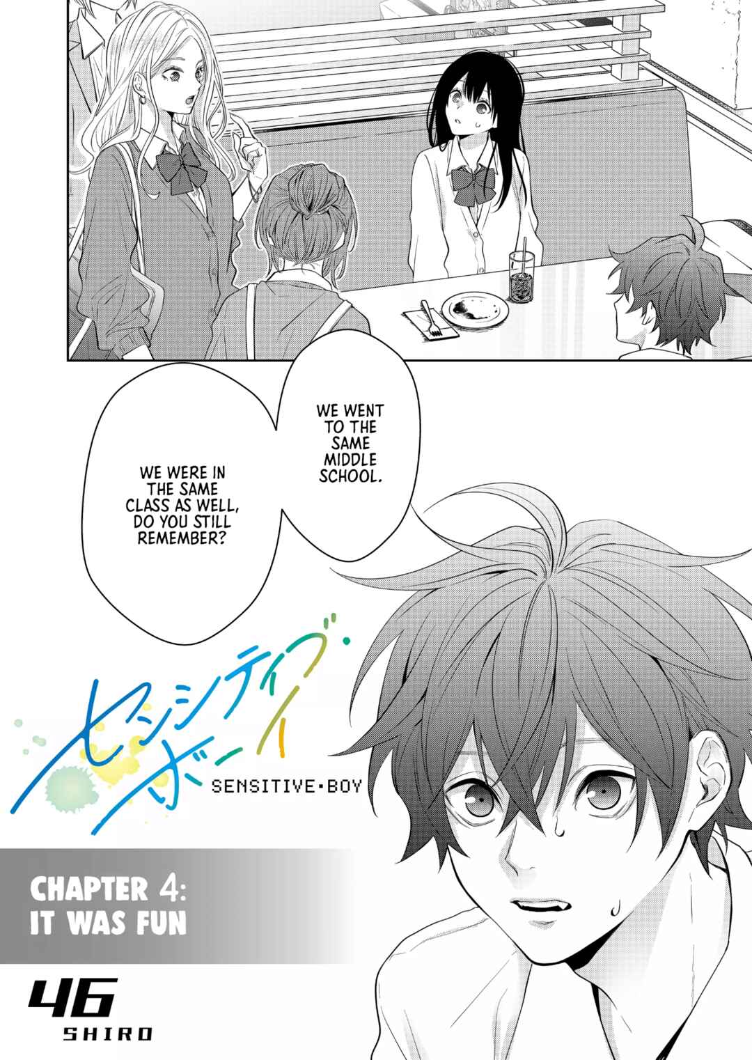 Page 1 Chapter 4 Sensitive Boy