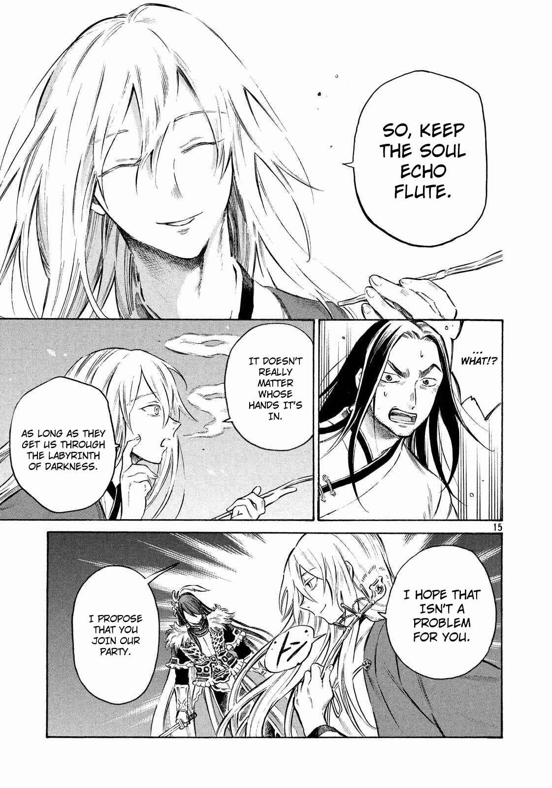 Page 15 Chapter 14 Thunderbolt Fantasy: Touriken Yuuki