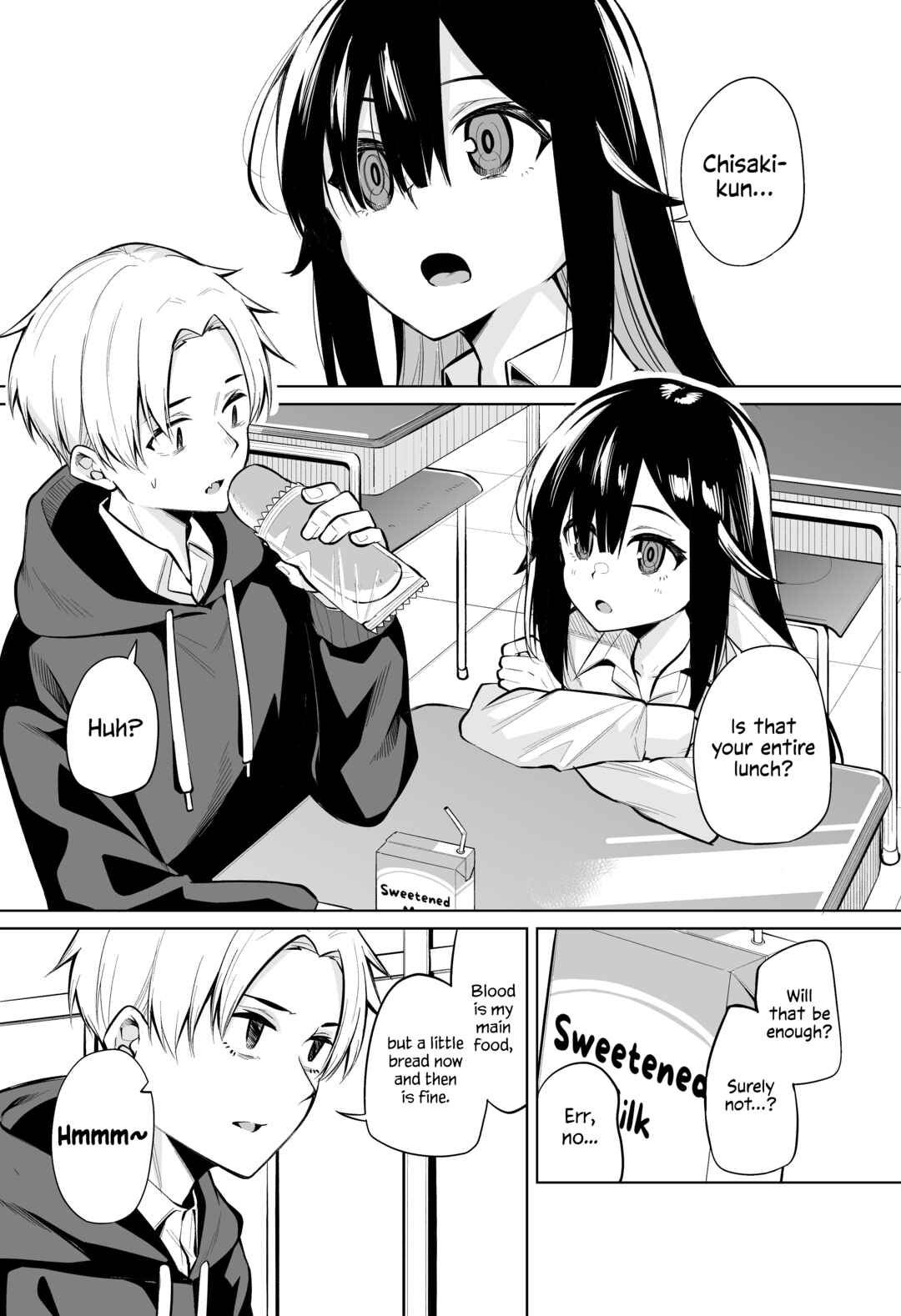 Page 1 Chapter 2 Katabami-san Wants to Get Sucked by a Vampire
