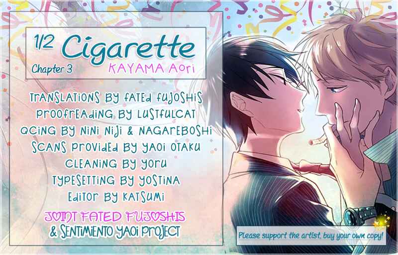 Page 1 Chapter 3 1/2 Cigarette