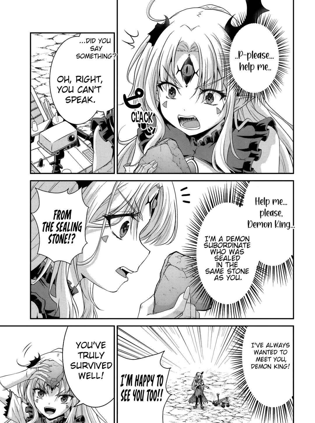 Page 8 Chapter 3 Tsuihou Sareta Maou wa Chikyuu wo Mezasu!