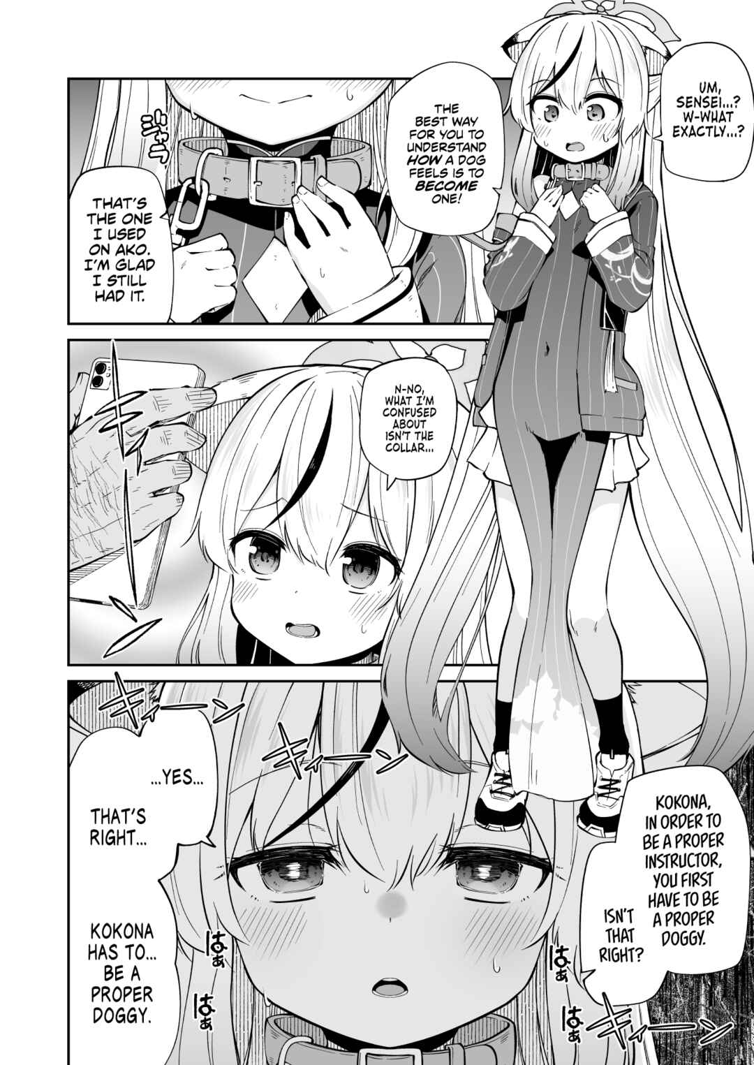 Page 4 Chapter Unknown_8abe Blue Archive - Kokona The Cute Lil Pupper