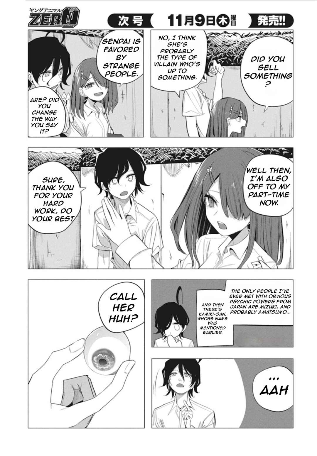 Page 22 Chapter 40 Mizuki-senpai no Koi Uranai