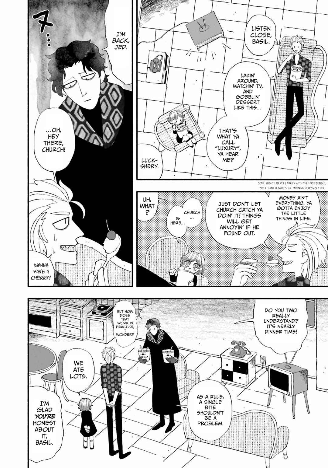 Page 4 Chapter 2 Bloody Sugar Laughs at the Night