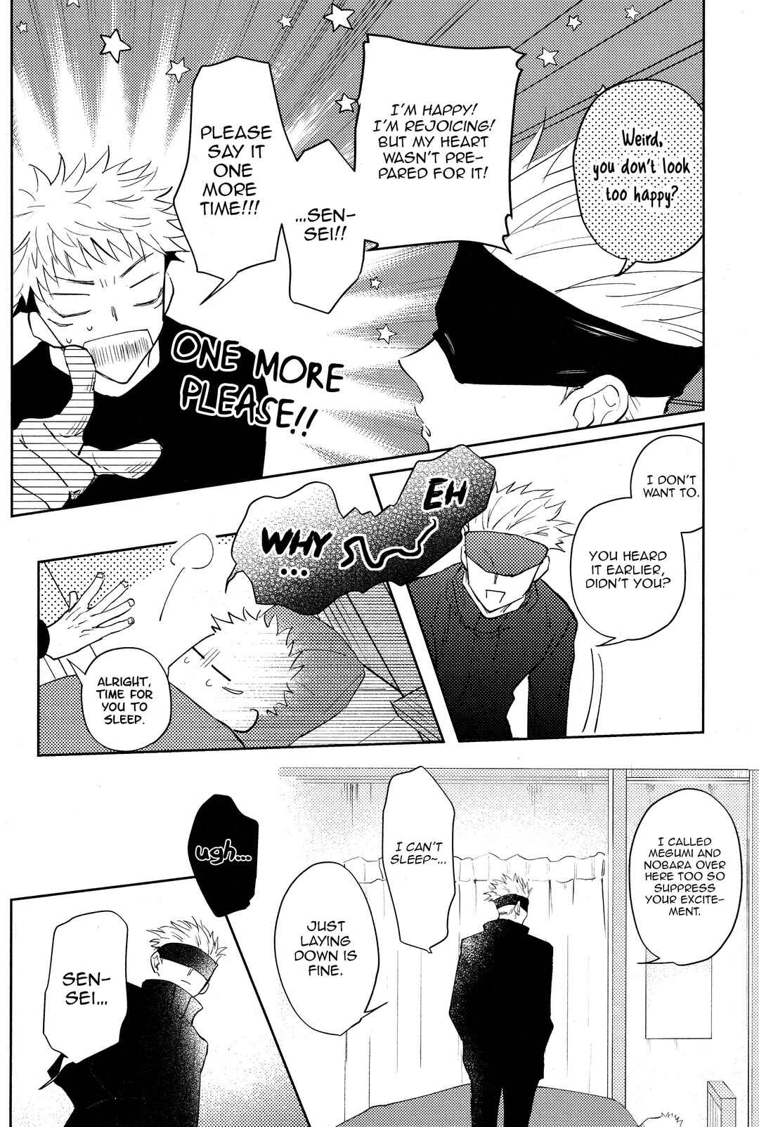 Page 73 Chapter Unknown_e431 Jujutsu Kaisen - Sensei!! (Doujinshi)