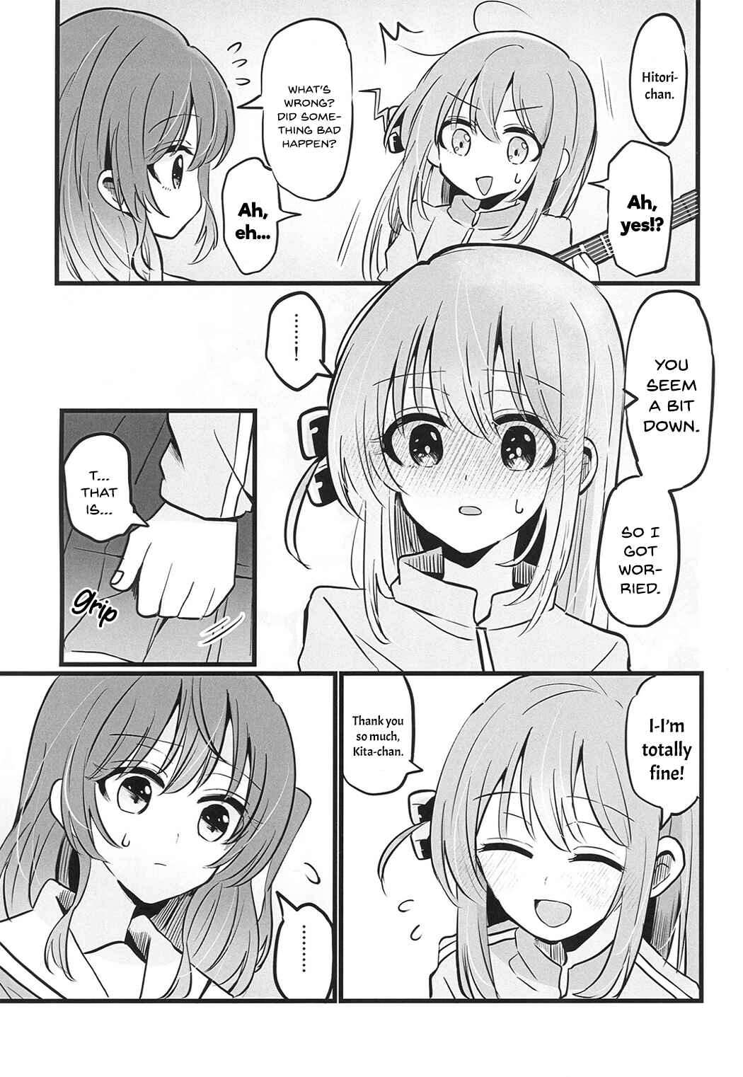 Page 3 Chapter Unknown_523f Bocchi the Rock! - Gotou-san! Moshikashite Okottemasu ka? (Doujinshi)