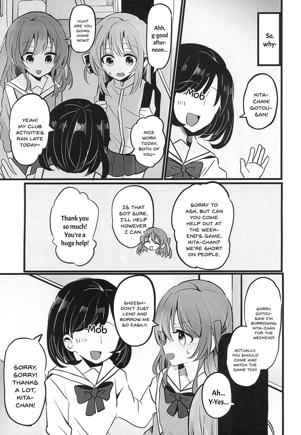 Page 5 Chapter Unknown_523f Bocchi the Rock! - Gotou-san! Moshikashite Okottemasu ka? (Doujinshi)