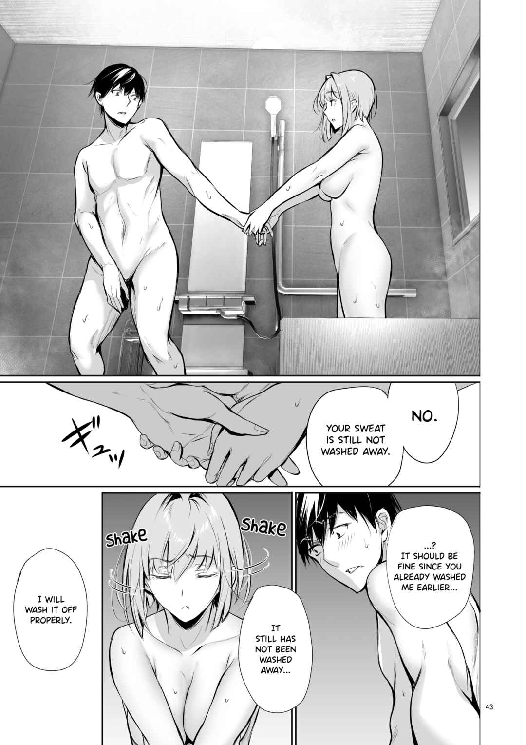 Page 43 Chapter Unknown_d287 Homestay-chu no Doitsu Musume ga Issho ni Furo ni Haitte Kuru Wake